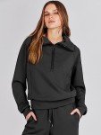 Women's Oversized 2-Piece Lounge Set - Black