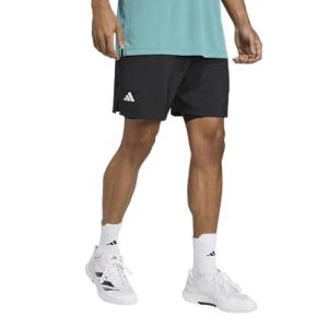 adidas Men's Club Tennis Climacool Two-in-One Shorts, Black, XX-Large