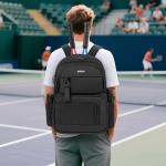 ANILD Tennis Bag Multi-Sport Tennis Racket Backpack for 2 Rackets with Ventilated Shoe Compartment for Men & Women