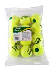 PENN Control Plus Tennis Balls - Youth Felt Green Dot Tennis Balls for Beginners - 12 Ball Polybag