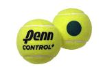 PENN Control Plus Tennis Balls - Youth Felt Green Dot Tennis Balls for Beginners - 12 Ball Polybag