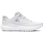 Under Armour Women's Charged Surge 4, (100) White/Distant Gray/Metallic Silver, 8.5, US