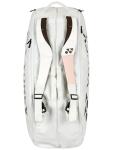 Yonex Pro Racquet Bag 6, Multi-Compartment 6-Racket Tennis Gear Travel Pack, Backpack Carry Straps/Grab Handle, Sand Beige