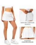 High Waisted Women's Tennis Skirt with Pockets