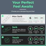 ADV Tennis Dampener with Custom Feel, Racket Shock Absorber to Reduce Vibration and Stay on The Racket, Engineered Poly-Silicone Tennis Racket Dampener, Black, Max Sorb 3-Pack…