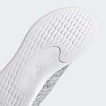 adidas Women's Cloudfoam Pure Sneaker, White/White/Black, 7