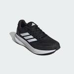 adidas Men's Run Falcon 5 Wide, Black/White/Black, 10.5