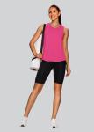 XIEERDUO Women Tank Tops Workout Tops for Women Active Tennis Clothing Hot Pink XL