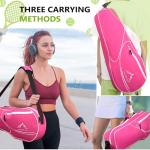 Himal 3 Racquet Tennis Bag With Protective Pad, tennis racket bag for Men Women, Sports enthusiasts of All Ages