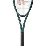 Wilson Blade 98 (16x19) V9 Strung Performance Tennis Racket - Grip Size 2-4 1/4", Strung with Sensation 16 Natural at Mid Range Tension