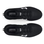 Under Armour Women's Charged Assert 10, (001) Black/Black/White, 8, US