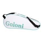 Goloni Tennis Bag 3-4 Racquets with Front Extral Pocket for Other Essentials,Tennis Rackets Bag with Removable Shoulder Strap,Green