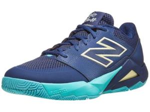 New Balance Men's FuelCell Delray V2 Tennis Shoe, Nb Navy/Parchment, 10.5