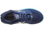 New Balance Men's FuelCell Delray V2 Tennis Shoe, Nb Navy/Parchment, 10.5