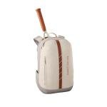WILSON Roland-Garros 2025 Tennis Backpack - Cream/Clay, Holds up to 2 Rackets