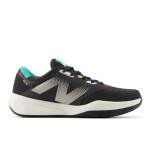 New Balance Men's FuelCell 796 V4 Tennis Shoe, Black Cement/Cyber Jade/Clementine, 9.5