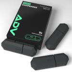 ADV Tennis Dampener with Custom Feel, Racket Shock Absorber to Reduce Vibration and Stay on The Racket, Engineered Poly-Silicone Tennis Racket Dampener, Black, Sorb 3-Pack…