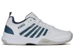 K-Swiss Men's Court Express 2 Tennis Shoe, White/Stargazer/Vapor Blue, 10 M