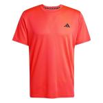 adidas Men's Train Essentials T-Shirt, Pure Ruby/Black