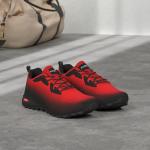 ikunka Men's Fashion Sneakers Lightweight Breathable Extra Wide Walking Shoes Tennis Cross Training Shoe Non Slip Trail Running Shoes（Black Red 11）