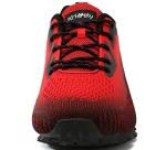 ikunka Men's Fashion Sneakers Lightweight Breathable Extra Wide Walking Shoes Tennis Cross Training Shoe Non Slip Trail Running Shoes（Black Red 11）