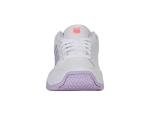K-Swiss Women's Court Express 2 Tennis Shoe, White/Orchid Petal/Neon Blaze, 8 M