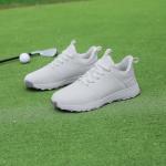ULTIANT Golf Shoes Women Waterproof Spikeless Ladies Sport Sneakers Walking Shoes Size5-9.5(White,40)