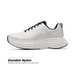 NORTIV 8 Women's Walking Shoes Cushion Running Tennis Shoes ActiveFloat Non-Slip Comfortable Breathable Workout Gym Sports Athletic Fashion Sneakers,Size 6.5,White,SNWS245W