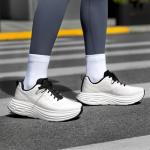 NORTIV 8 Women's Walking Shoes Cushion Running Tennis Shoes ActiveFloat Non-Slip Comfortable Breathable Workout Gym Sports Athletic Fashion Sneakers,Size 6.5,White,SNWS245W