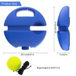 Portable Tennis Rebound Trainer with 3 Balls