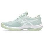 ASICS Women's Game FlyteFoam Tennis Shoes, 8, Lichen Rock/White