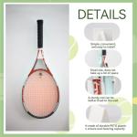 Universal Tennis Racket Holder Wall Mount - 2 Pack Storage Hooks for Tennis Rackets, Stylish Display Stand for Wall - Perfect for Garage, Bedroom, Gym, Home Decor - Ideal Tennis Gift for Players