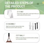 Universal Tennis Racket Holder Wall Mount - 2 Pack Storage Hooks for Tennis Rackets, Stylish Display Stand for Wall - Perfect for Garage, Bedroom, Gym, Home Decor - Ideal Tennis Gift for Players