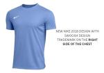 Nike Men's Park Short Sleeve T Shirt (Sky Blue, Large)
