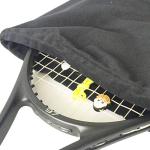 Yingkoo Tennis Racket Bag Drawstring portable backpack sports goods storage flannel multi-purpose tennis Racket Drawstring Bags Professi, Carry-on 10-Inch, Black