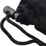 Yingkoo Tennis Racket Bag Drawstring portable backpack sports goods storage flannel multi-purpose tennis Racket Drawstring Bags Professi, Carry-on 10-Inch, Black