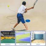 Portable Tennis Rebound Trainer with 3 Balls