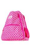 Thorza Tennis Backpack for Women (Pink) – Lightweight Tennis Racket Bag Includes Hook and Stores 2 Rackets, Balls, and Sports Gear – Backpack Only.