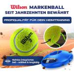 MOVEMATE Tennis-Trainer Set with Wilson® Tennis Ball | Innovative Ball Game for Outdoors, in The Garden, in The Park for Children & Adults | Incl. Transport Bag & Exercise Videos
