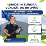 MOVEMATE Tennis-Trainer Set with Wilson® Tennis Ball | Innovative Ball Game for Outdoors, in The Garden, in The Park for Children & Adults | Incl. Transport Bag & Exercise Videos