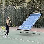 Ksports Tennis Rebounder Net – Multi Racket Sports Trainer for Tennis, Pickleball, Padel, Squash & Racquetball – Quick Assembly, Portable with Carry Bag (Blue, Large)