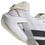 adidas Mens Adizero Ubersonic 5 Tennis, White/Black/Silver Metallic, 10.5