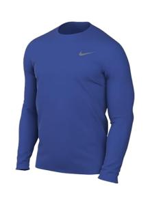 Nike Men's Team Legend Long Sleeve Tee Shirt (Large, Royal)