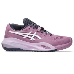 ASICS Women's Gel-Resolution X Tennis Shoes, 7.5, UBE/White
