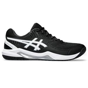ASICS Men's Gel-Dedicate 8 Tennis Shoe, 10.5, Black/White