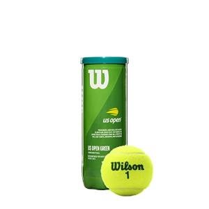 WILSON Youth Tennis Ball - US Open Green Tournament, Single Can (3 Balls)