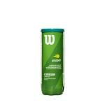 WILSON Youth Tennis Ball - US Open Green Tournament, Single Can (3 Balls)
