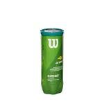 WILSON Youth Tennis Ball - US Open Green Tournament, Single Can (3 Balls)