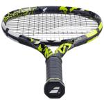 Babolat Pure Aero Tennis Racquet - Strung with 16g White Syn Gut at Mid-Range Tension (4 3/8" Grip)