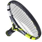 Babolat Pure Aero Tennis Racquet - Strung with 16g White Syn Gut at Mid-Range Tension (4 3/8" Grip)